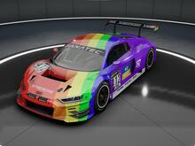 Rainbow Racing Audi