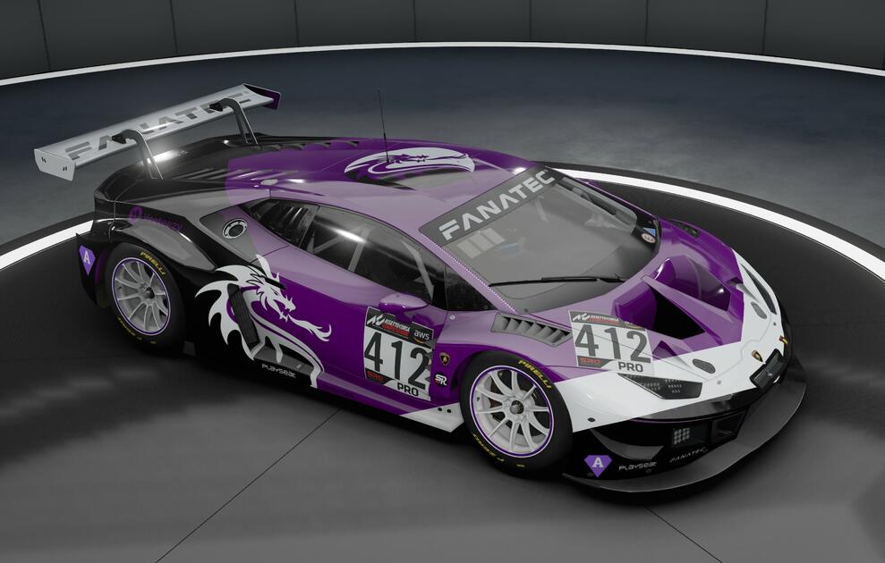 Purple Dragon Lambo | Awesome Simracing