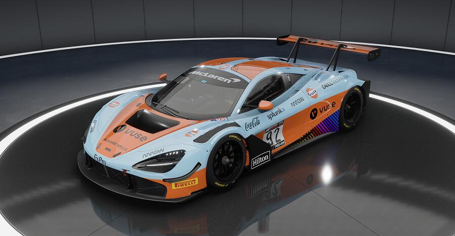 McLaren 720s Gulf Livery | Awesome Simracing