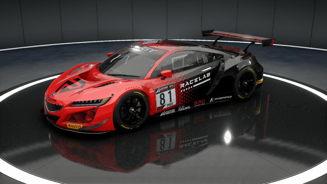 Honda NSX GT3 EVO racelab | Awesome Simracing