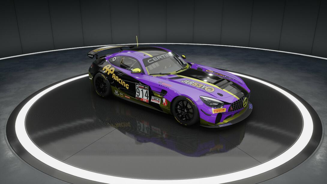 Custom Mercedes AMG GT4 for the Boonatix GT4 league