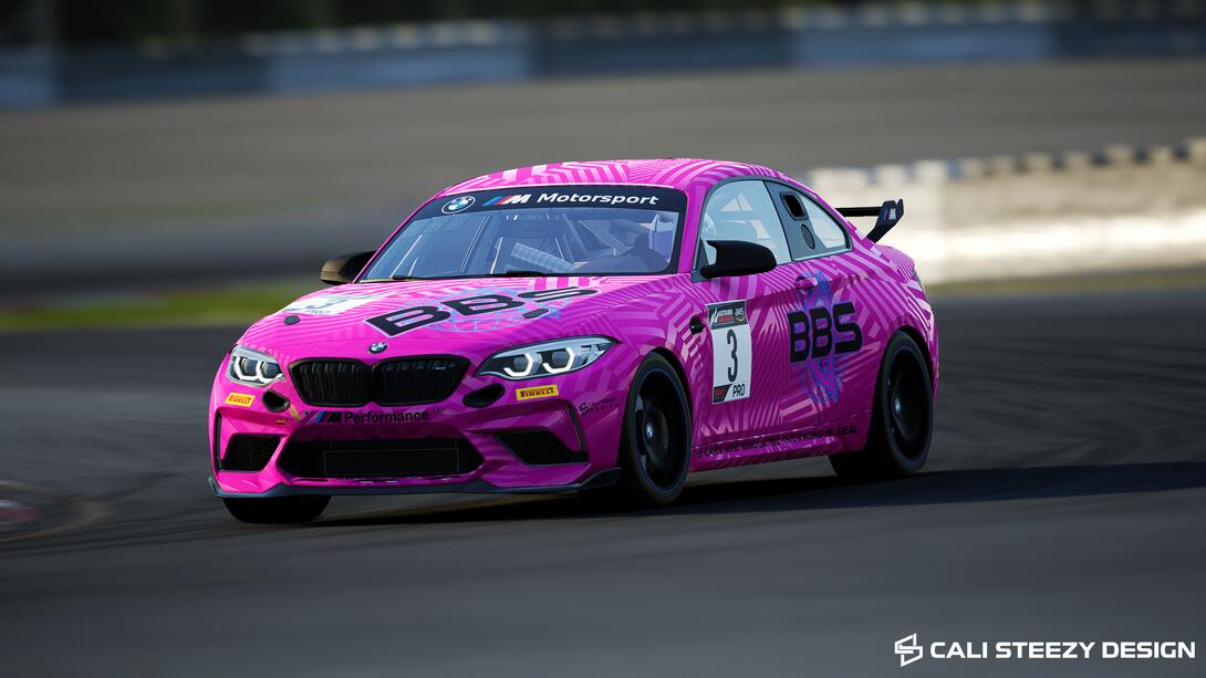 BBS BMW M2 CS Pink Awesome Simracing