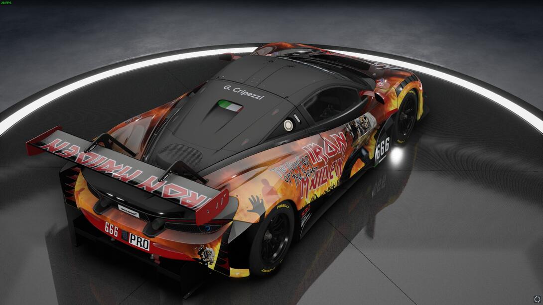 Iron Maiden 666 - McLaren | Awesome Simracing