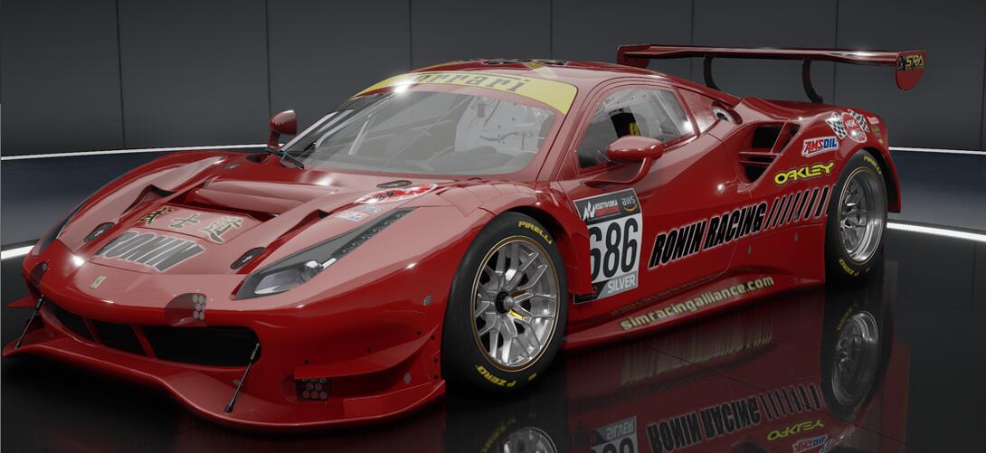 #686 Ronin Racing Retro - 488Evo | Awesome Simracing