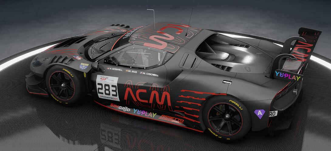 ACM Ferrari 296 GT3 Named
