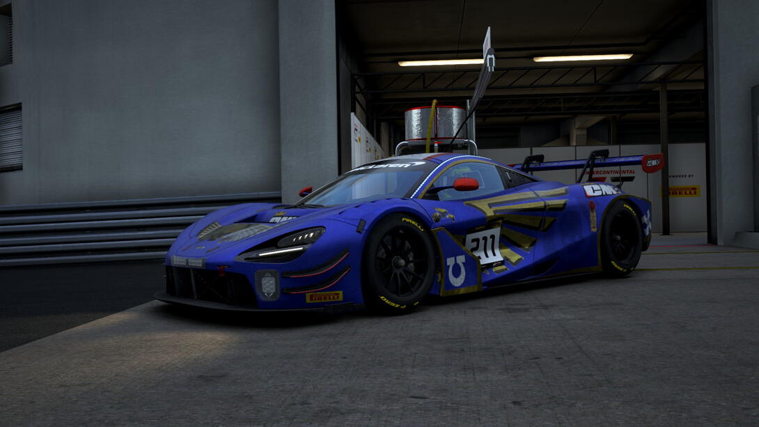 #211 McLaren 40K Ultramarines Livery